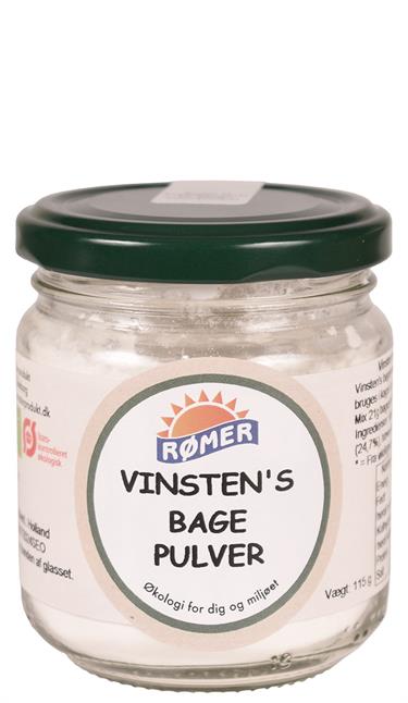 Vinstenbagepulver, Økologisk